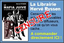 Les livres de Hervé Ryssen à commander ICI !