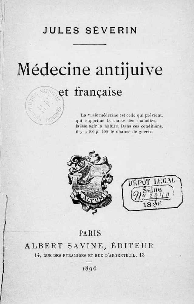Séverin Jules Médecine antijuive et française.jpg
